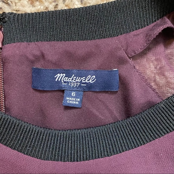 Madewell Radiant Dress in Plum Size 6 - Picture 8 of 12